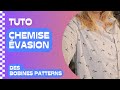 Tuto  la chemise vasion des bobines patterns