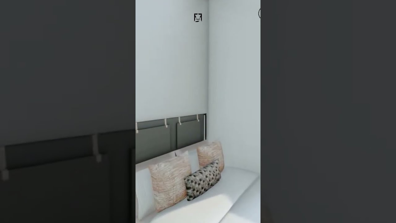 House Design 4m X 8m Child Bedroom Animation