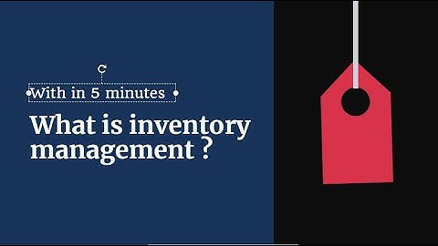 Introduction to Inventory Management