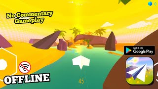paperly paper plane adventure gameplay | android gameplay screenshot 2