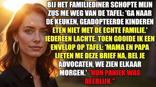 🚨 “Zoek Een Andere Tafel!” Snauwde Mijn Zus Tijdens Het Diner — Minuten Later Kreeg Ze Spijt 😱💥