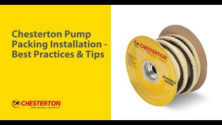 Chesterton Pump Packing Installation - Best Practices & Tips