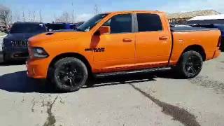 2017 RAM 1500 Sport Ignition Orange Crew Cab 4x4 (Stock#30759)