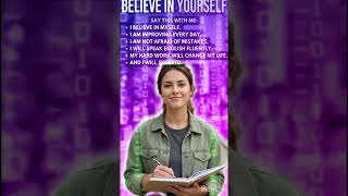 #BelieveInYourself#EnglishMotivation#SpeakEnglish#EnglishSpeakingPractice#LearnEnglish#Confidence