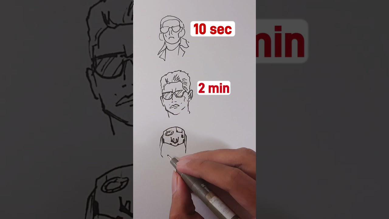 Draw Terminator different levels 