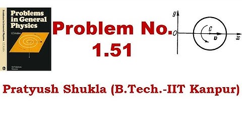 I.E.Irodov: 1.51 || JEE Mains & Advance || NEET || Mechanics || Kinematics || Rotational Motion