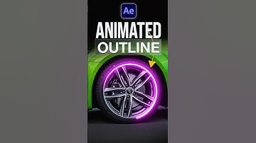 Create Glow Outline Effect in After Effects #tutorial #shortvideo #shorts #short