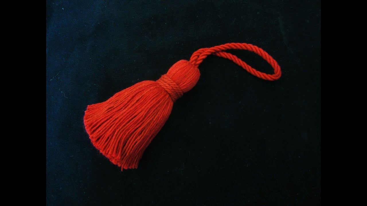 DIY Tutorial How to Make a Tassel -Very Easy & Simple - YouTube