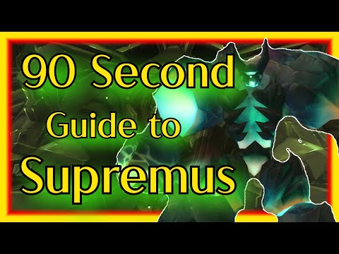 A 90 Second guide to killing Supremus inside the Black Temple