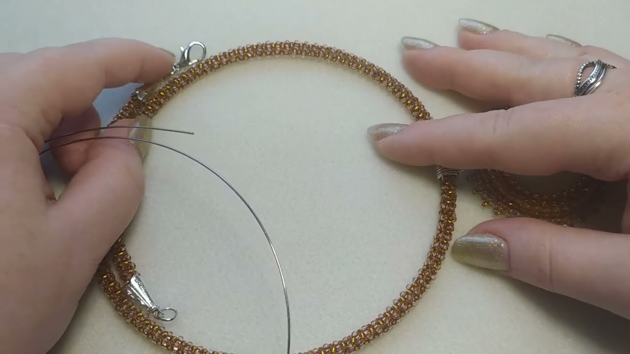 Простое/сложное бисерное колье