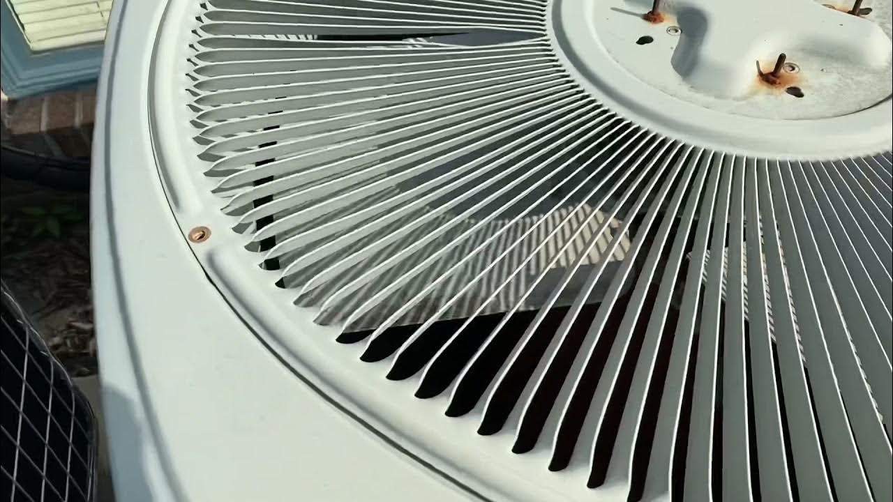 Two American Standard Silver Series heat pumps running in cooling mode