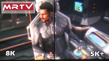 Pimax 5K Plus vs. Pimax 8K Through The Lens Comparison: 2D Video Playback - Color Comparison