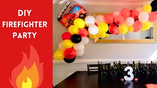 DIY Firefighter Party!