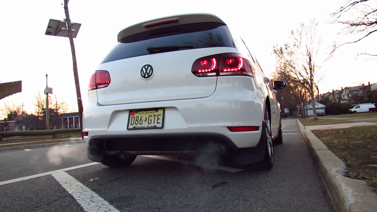  Gti  mk6  High Flow Catted Downpipe  Resonator delete YouTube