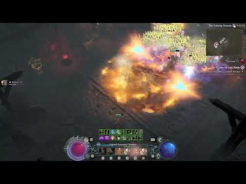 Diablo 4 Sorc Fireball Season 7 Test. Bliz Please DONT NERF THIS!!!