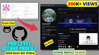 Make Your GitHub Profile Looks Pro & Next Level | Amazing GitHub README Profile (New Updates) 2024