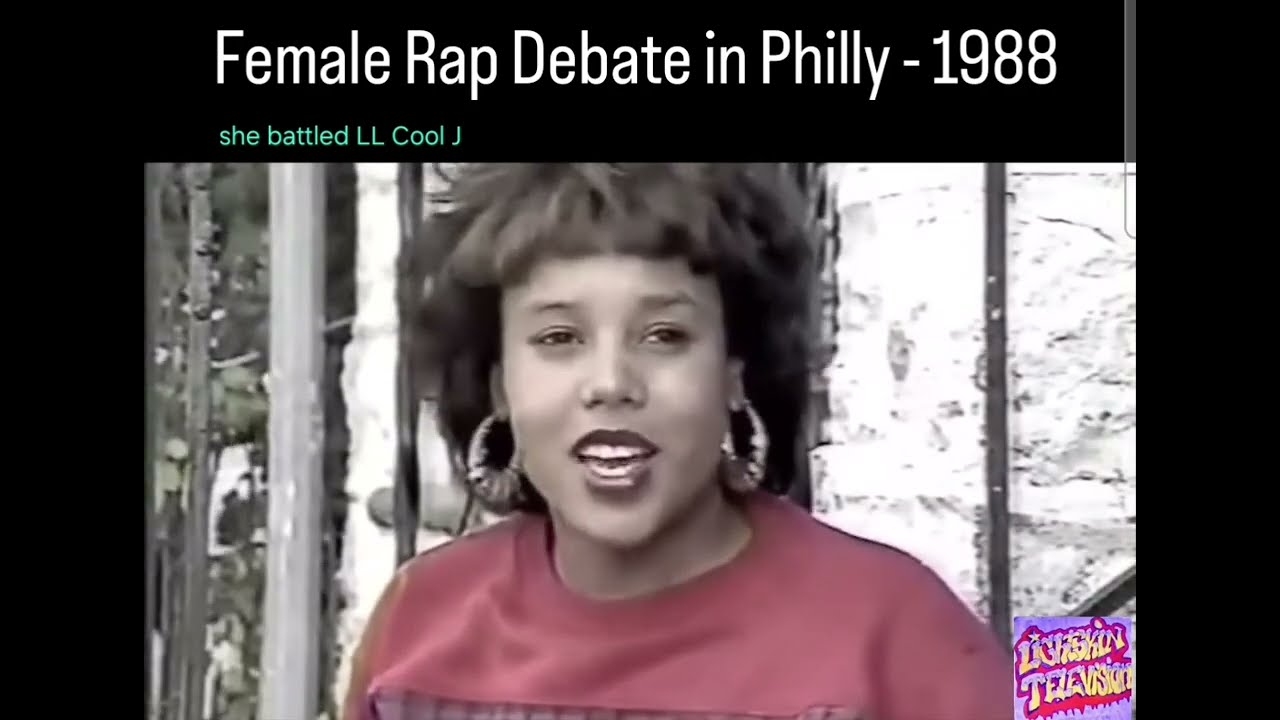 YVETTE MONEY- 1ST PHILLY FEMALE BATTLE RAPPER ! RECORD CONTRACT  FROM BATTLING LL COOL J IN 1980'S !