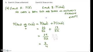 Probability of Mutually Exclusive / Overlapping Events