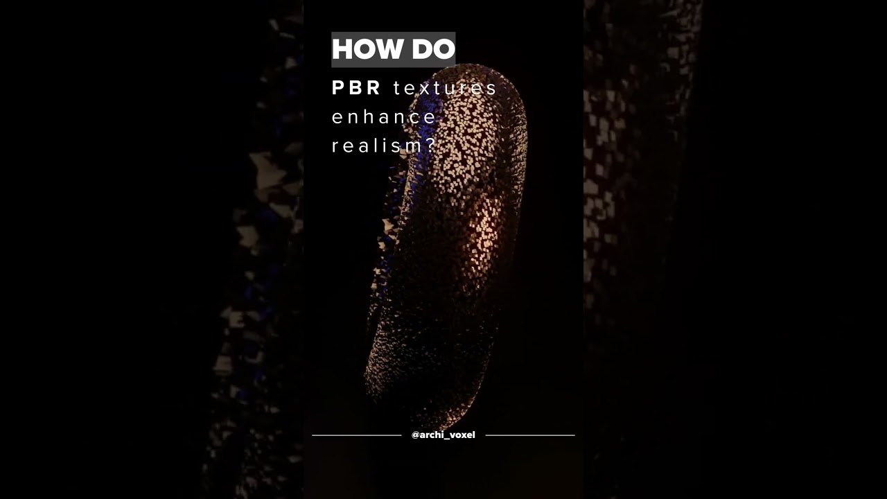 What are PBR TEXTURES in rendering and 3D? 
