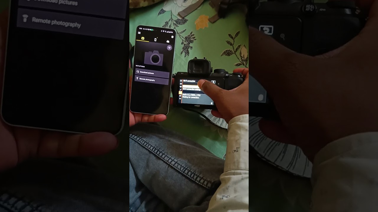 How to transfer photo from camerato phone in Hindi |DSLR CameraConnection to mobile phone
