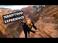 TERRIFYING EXPERIENCE (Hiking Angels Landing Hike in Zion National Park, Utah)