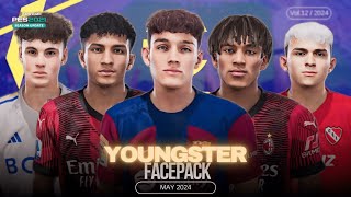 Youngster Facepack Vol.12 Efootball Pes 2021 & Football Life 2024 (SIDER) PC