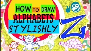 കുട്ടികൾക്ക് 'Z' എന്ന ഇംഗ്ലീഷ് അക്ഷരം വ്യത്യസ്തമായി എഴുതാൻ പഠിക്കാം | Kids Drawing | Alphabet by Hot N Sour KIDS 1,009 views 5 years ago 3 minutes, 39 seconds
