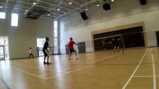 Badminton | 20170114 Game 1 | J.Wong M.Hui vs J.Loo D.Li