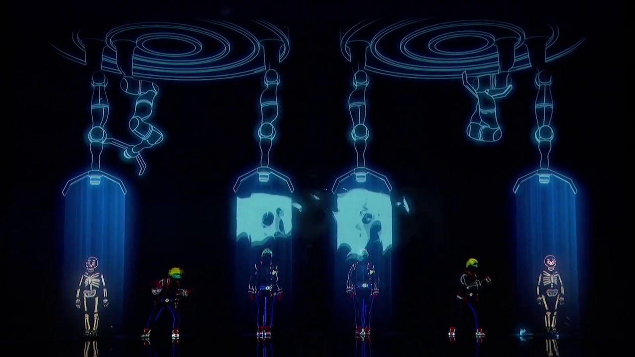 WOW Light Balance Kids Performs Electrifying Skeleton Dance In The Dark   Americas Got Talent 2019