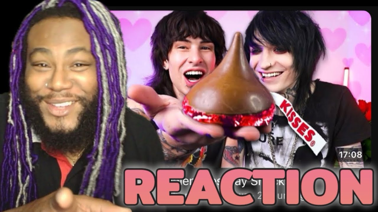 Jake Webber & Johnnie Guilbert Trying Valentines Day Snacks | REACTION