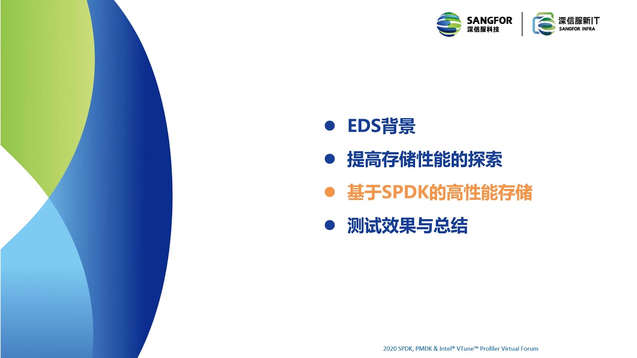 SPDK Talk: (Sangfor) Accelerating Sangfor Enterprise Distributed Storage  with SPDK
