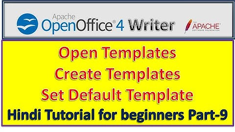 How to Create and Use Templates in Open Office Writer?