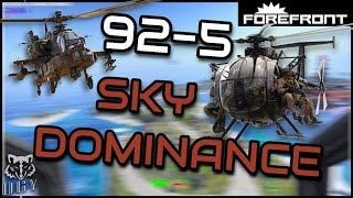 SKY DOMINANCE - Forefront VR Conquest Iceland Little Bird and Apache Gameplay screenshot 3