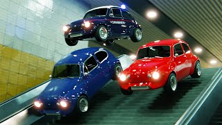 The ULTIMATE High Speed CAR HUNT Through Italian City! Awesome Stunts & Crashes! - BeamMP