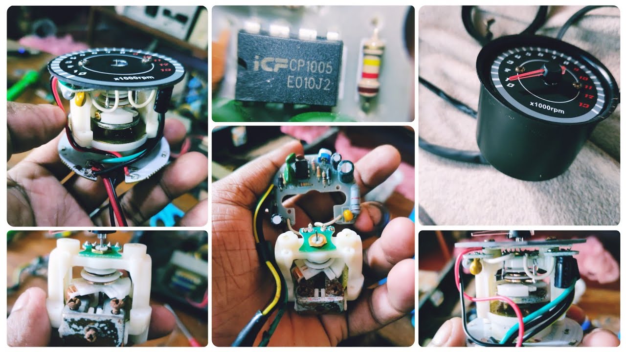 Rpm Tachometer gauge repair dismantle how to YouTube