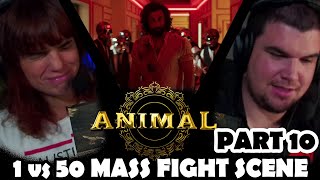 ANIMAL EPIC MASS INTERVAL 1 vs 50 FIGHT SCENE REACTION - Part 10 - Ranbir Kapoor, Rashmika