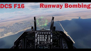 DCS F16 Runway Bombing