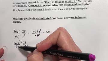 Section 7.2 Multiplying and Dividing Rational Expressions (Part 1 of 4)