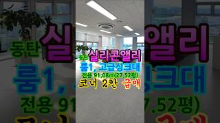 동탄실리콘앨리 코너2칸 룸1, 고급 싱크대, 신갈저수지 조망 급급매 정보 #shorts