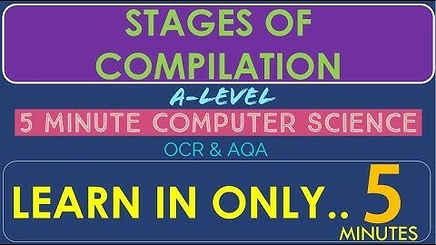 Tutorial 14. How Compilers Work (Stages of Compilation) 5 minutes!
