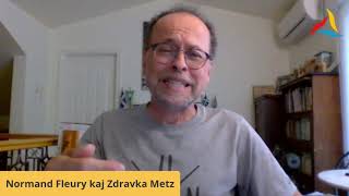 VK 2020: Aŭtora Momento kun Normand Fleury / Zdravka Metz : “Besta Verbaro” kaj “Bestoj en nia korto