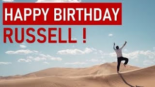 Happy Birthday Russell Today Is Your Day