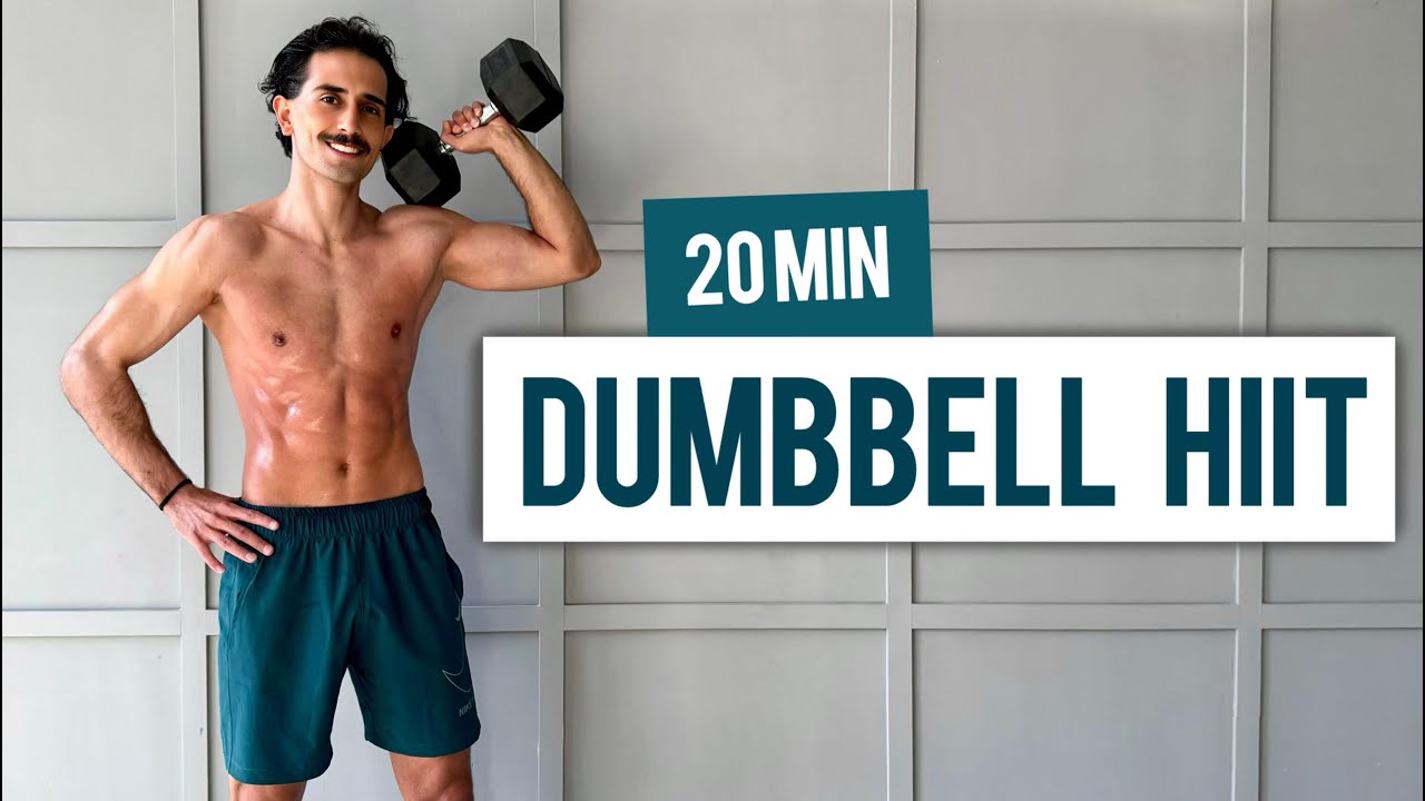 20 MIN HIIT DUMBBELL WORKOUT – Full Body Burn Fat & Build Strength at ...