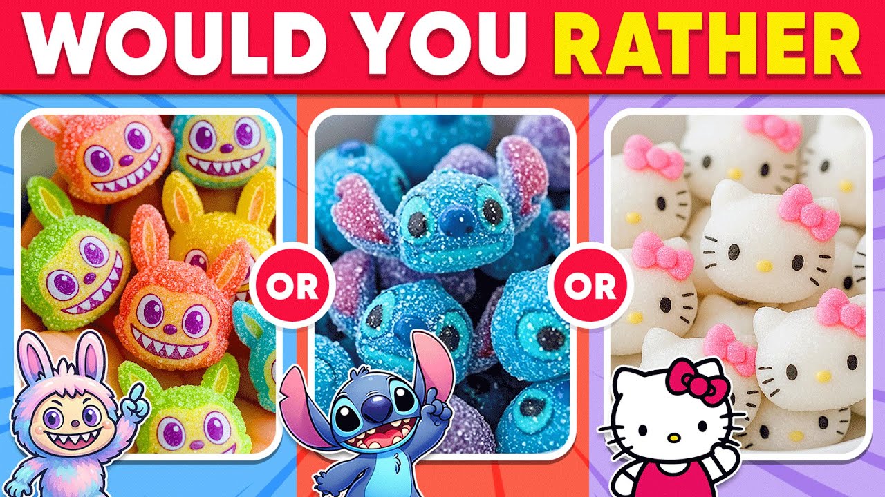 Would You Rather - Ultimate Sweets Edition 🍬🍫🍡🍧 Quiz Galaxy