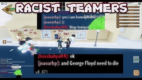 [YBA] Racist Hypocritical Teamers report me when I fight back