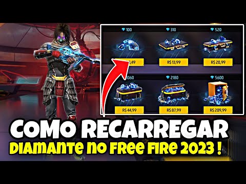 COMO RECARREGAR DIAMANTE NO FREE FIRE ATUALIZADO 2023 ! COMO COMPRAR  DIAMANTE NO FREE FIRE PELO PIX 