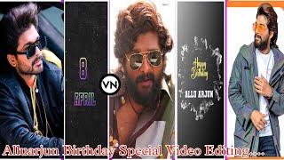 Alluarjun Birthday Special Video Editing In VN || by...... KARIMNAGAR EDITZ || screenshot 4