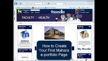 How to Create your First Mahara Page