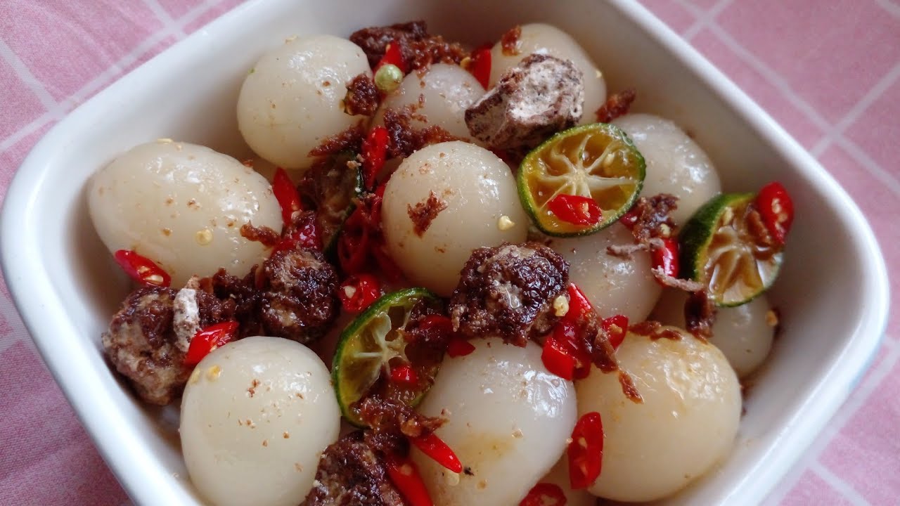 JERUK RAMBUTAN ASAM BOI |Manis masam & pedas bikin kecur air liur - YouTube