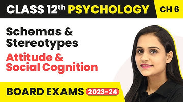 Schemas & Stereotypes - Attitude and Social Cognition | Class 12 Psychology Chapter 6